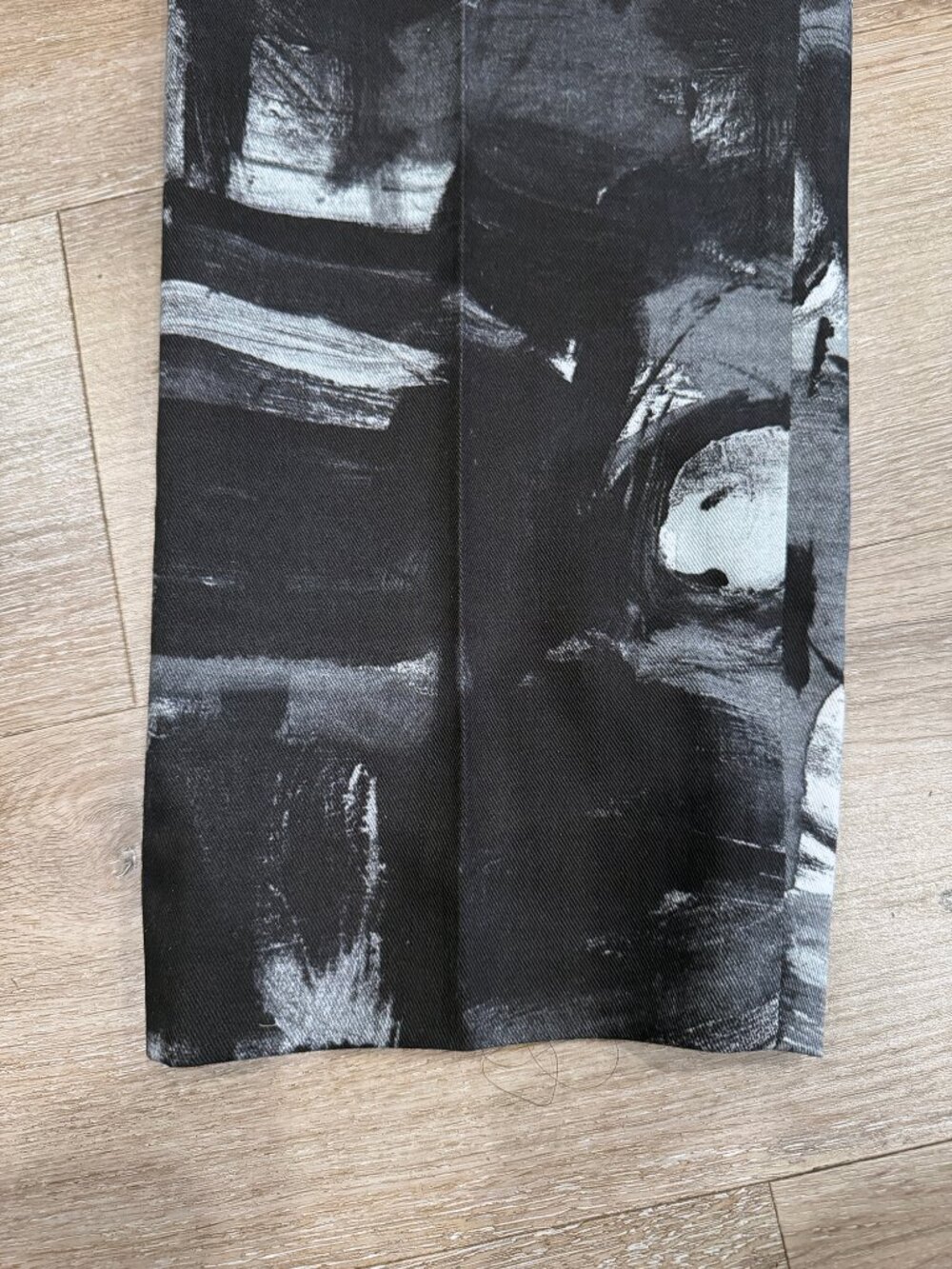 Moschino Couture Abstract Painted Brushstroke Tailored Trousers - size 54 - Picture 5 of 5